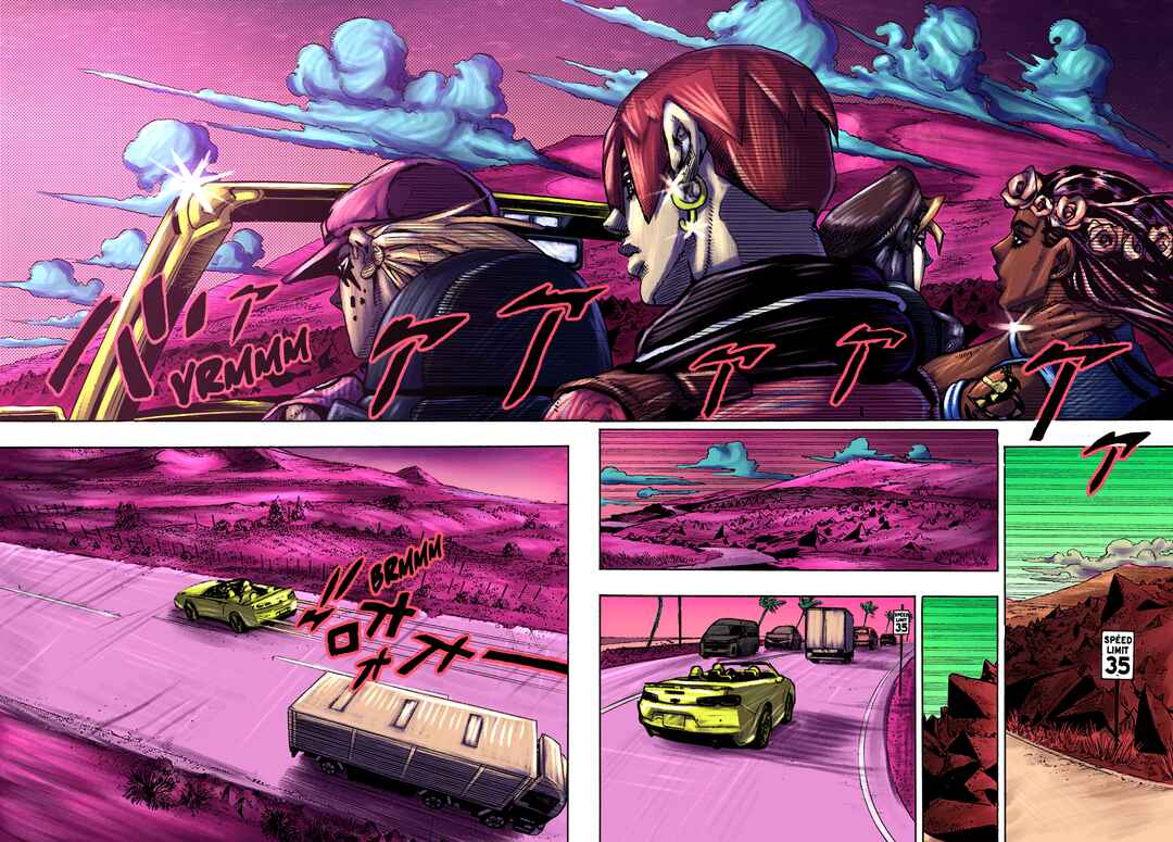 Page 28 Chapter 2 JoJos Bizarre Adventure Part 9 - The JOJOLands (Fan-Colored)