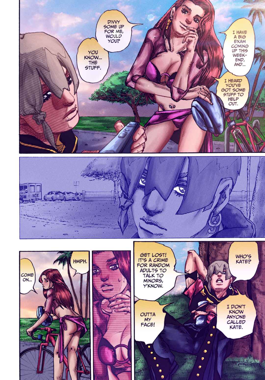 Page 4 Chapter 2 JoJos Bizarre Adventure Part 9 - The JOJOLands (Fan-Colored)