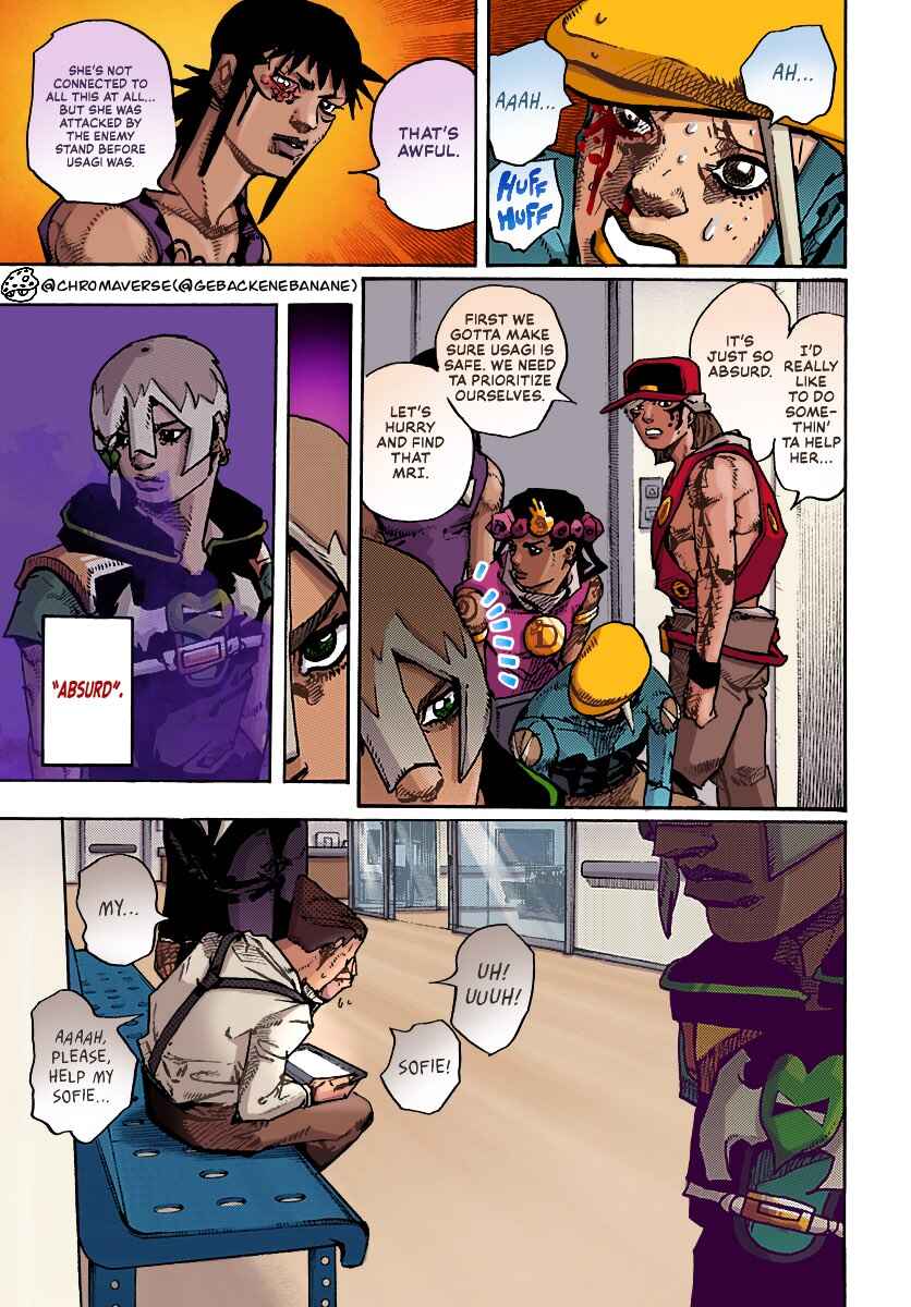 Page 34 Chapter 16 JoJos Bizarre Adventure Part 9 - The JOJOLands (Fan-Colored)