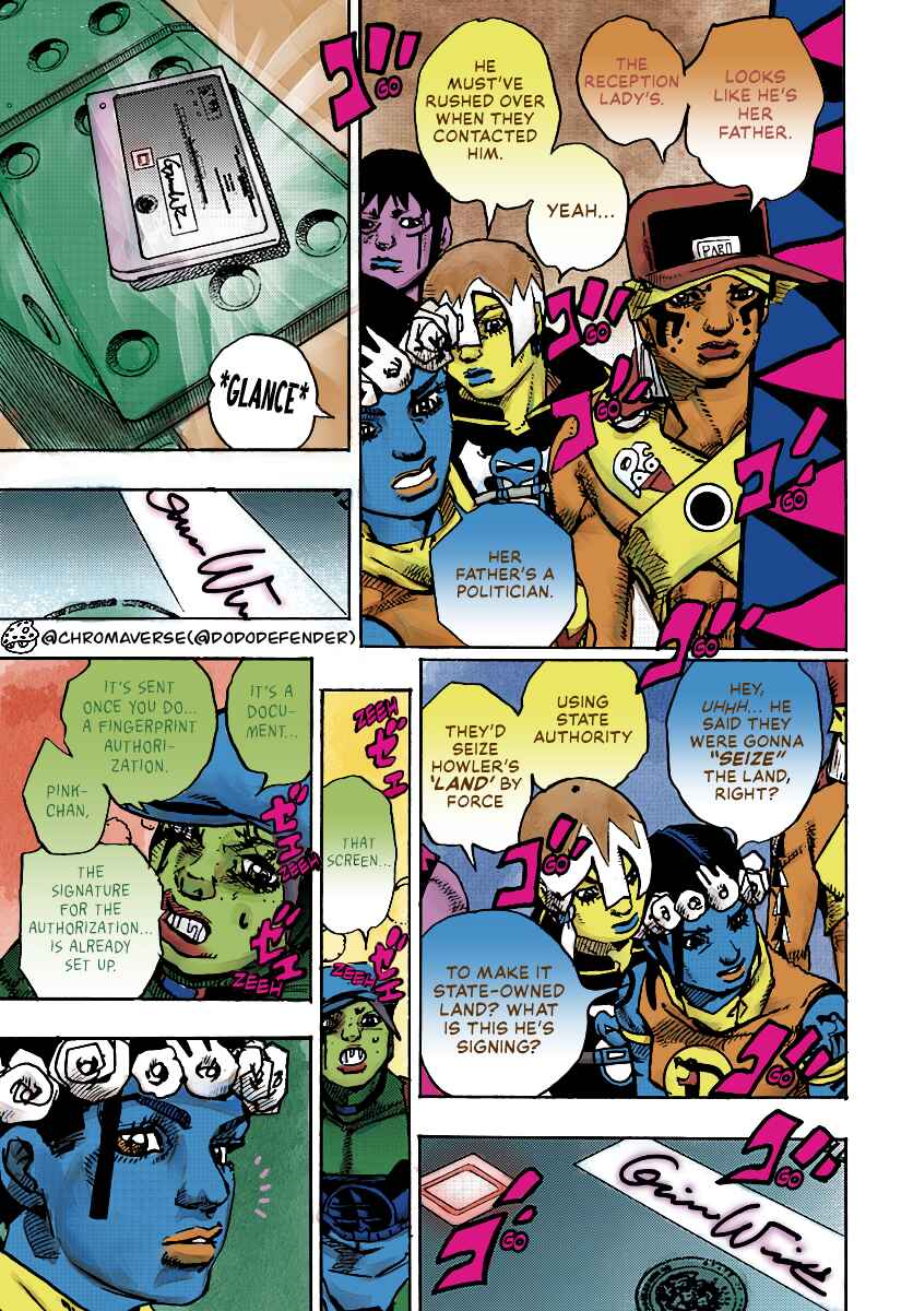 Page 40 Chapter 16 JoJos Bizarre Adventure Part 9 - The JOJOLands (Fan-Colored)