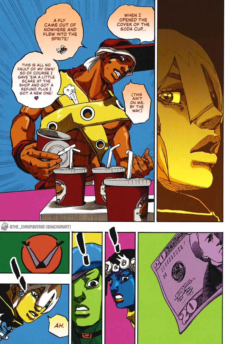 Page 13 Chapter 8 JoJos Bizarre Adventure Part 9 - The JOJOLands (Fan-Colored)