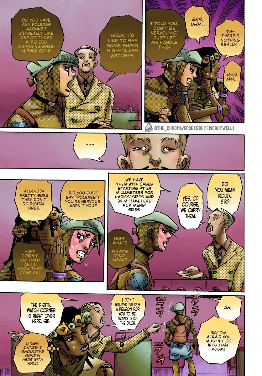 Page 24 Chapter 8 JoJos Bizarre Adventure Part 9 - The JOJOLands (Fan-Colored)