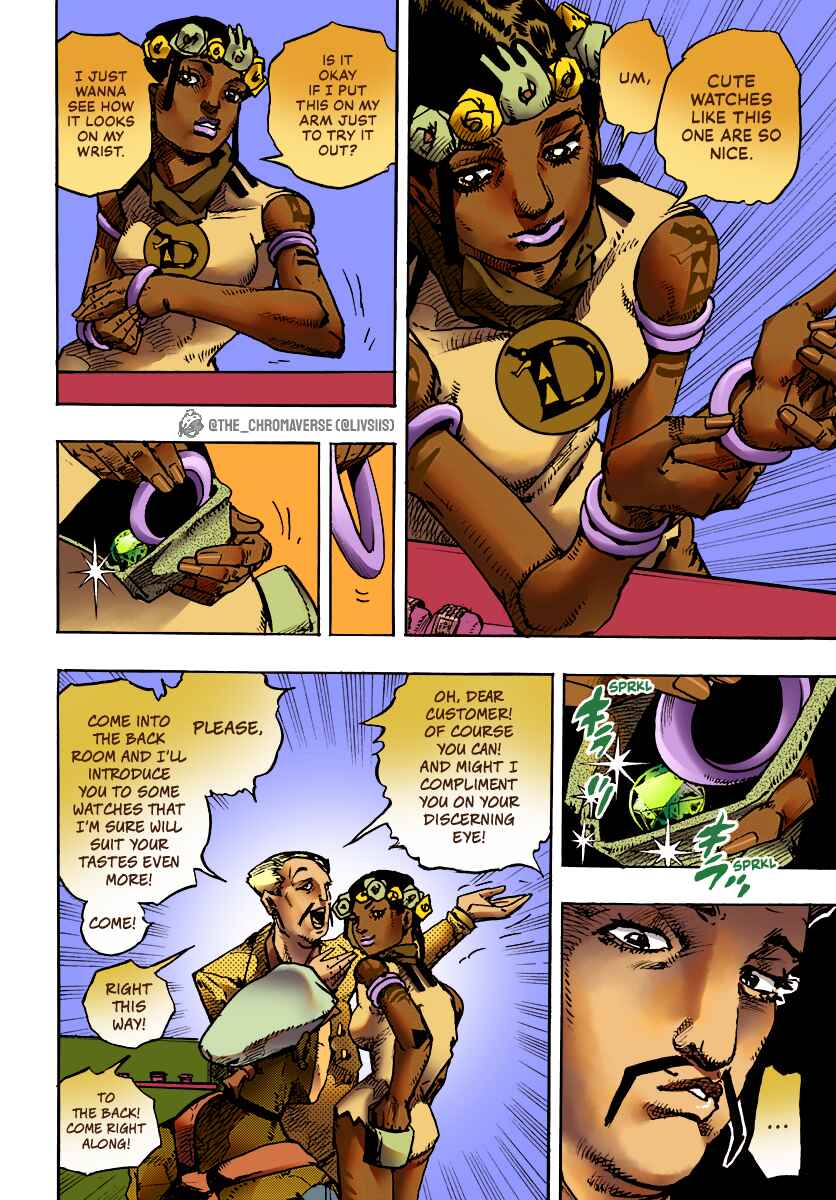 Page 25 Chapter 8 JoJos Bizarre Adventure Part 9 - The JOJOLands (Fan-Colored)