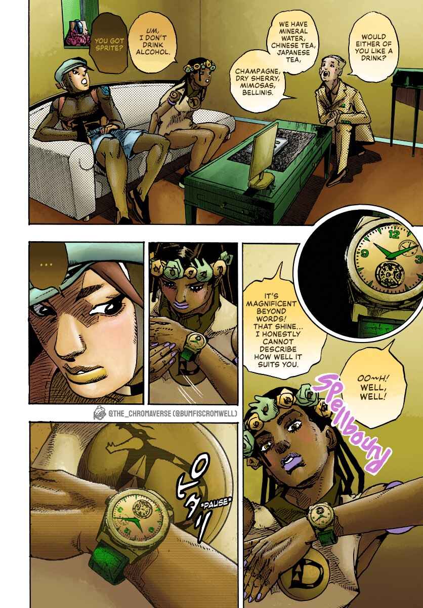Page 27 Chapter 8 JoJos Bizarre Adventure Part 9 - The JOJOLands (Fan-Colored)