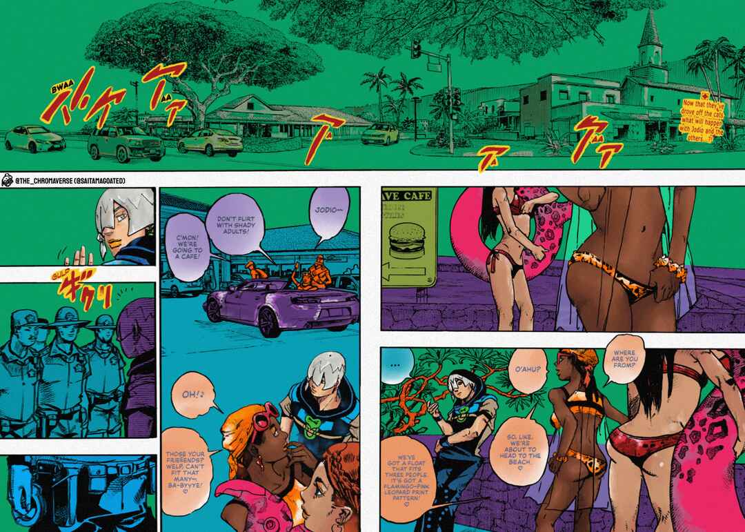 Page 3 Chapter 8 JoJos Bizarre Adventure Part 9 - The JOJOLands (Fan-Colored)