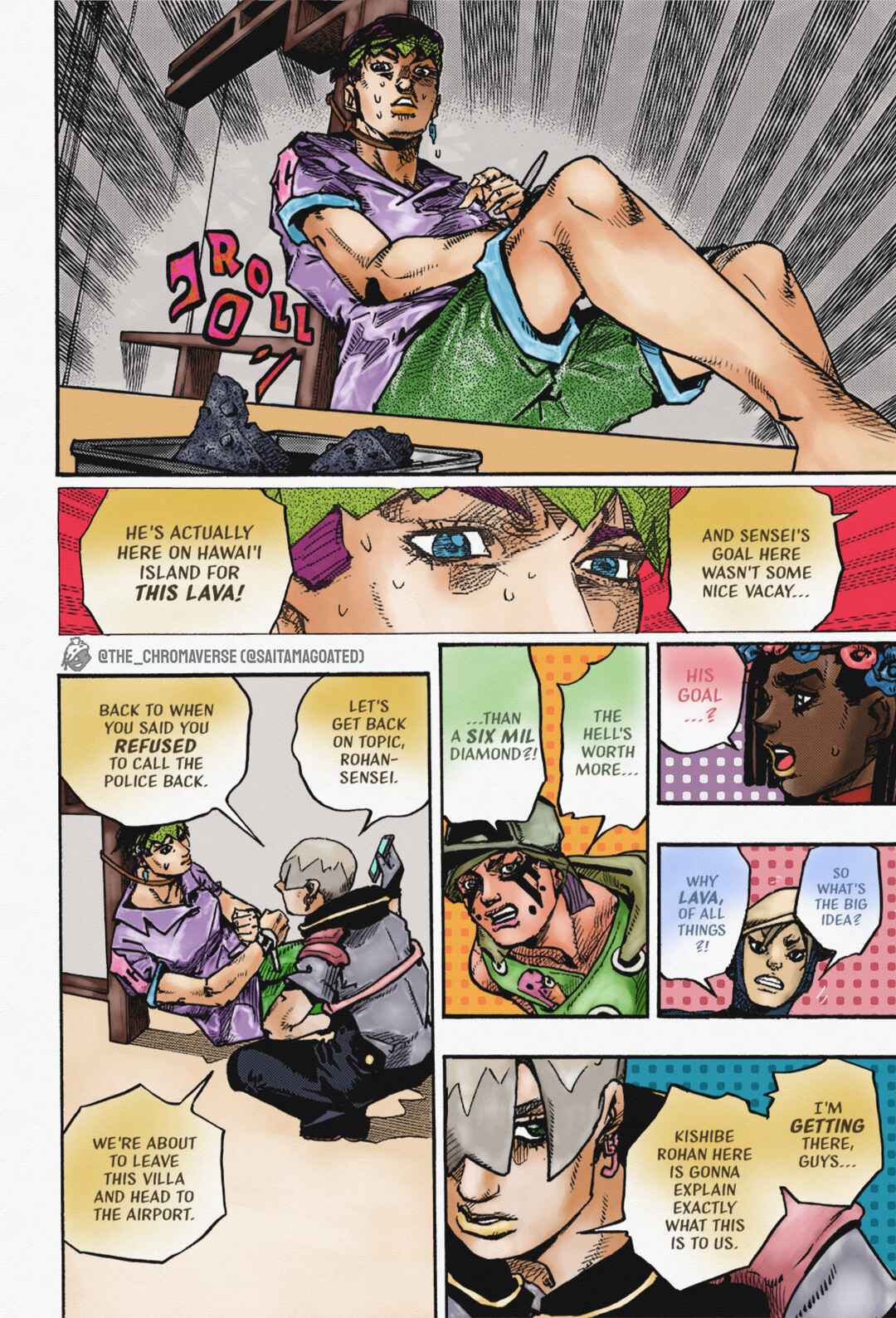 Page 28 Chapter 5 JoJos Bizarre Adventure Part 9 - The JOJOLands (Fan-Colored)