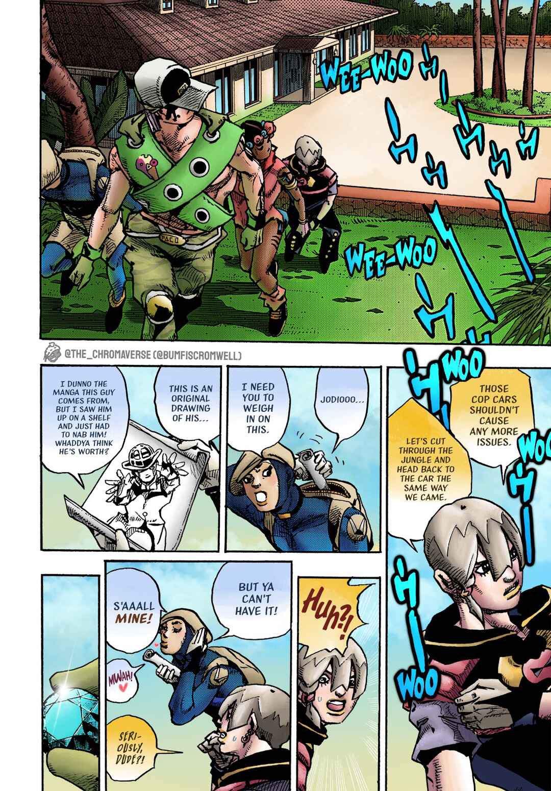 Page 38 Chapter 5 JoJos Bizarre Adventure Part 9 - The JOJOLands (Fan-Colored)