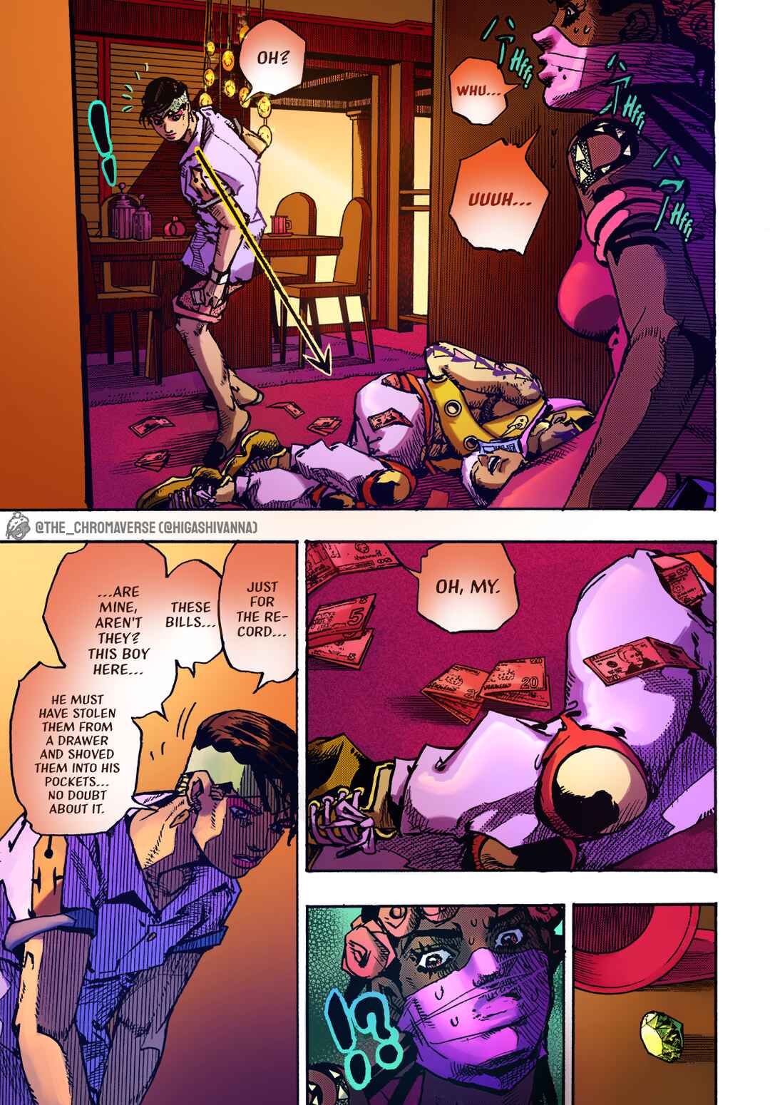 Page 9 Chapter 5 JoJos Bizarre Adventure Part 9 - The JOJOLands (Fan-Colored)