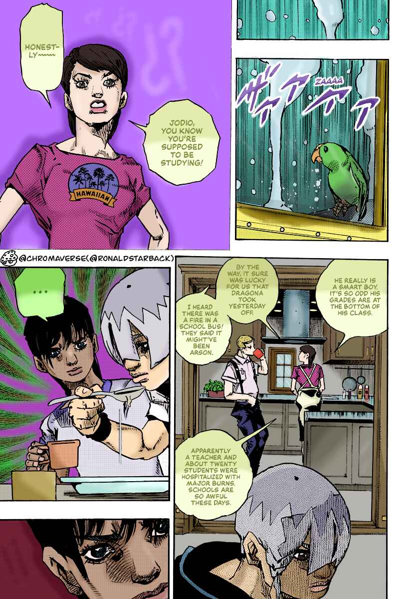 Page 22 Chapter 13 JoJos Bizarre Adventure Part 9 - The JOJOLands (Fan-Colored)