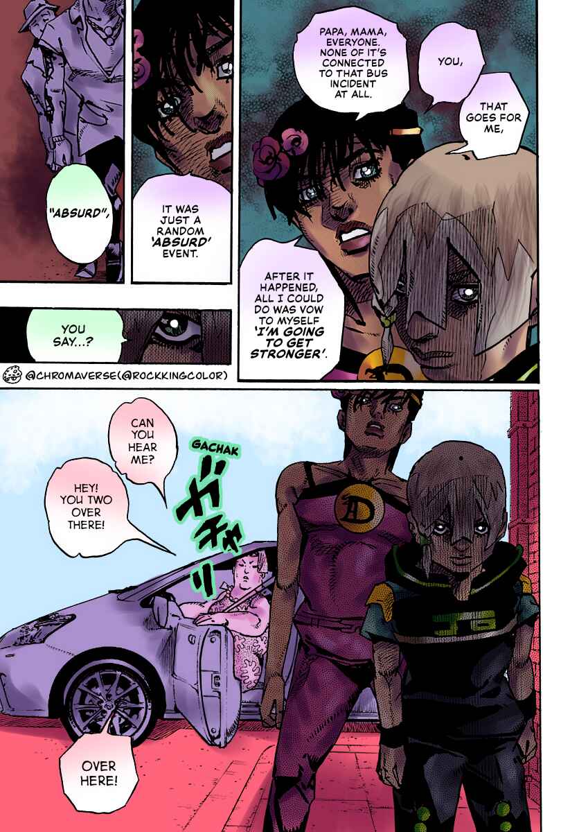 Page 32 Chapter 13 JoJos Bizarre Adventure Part 9 - The JOJOLands (Fan-Colored)