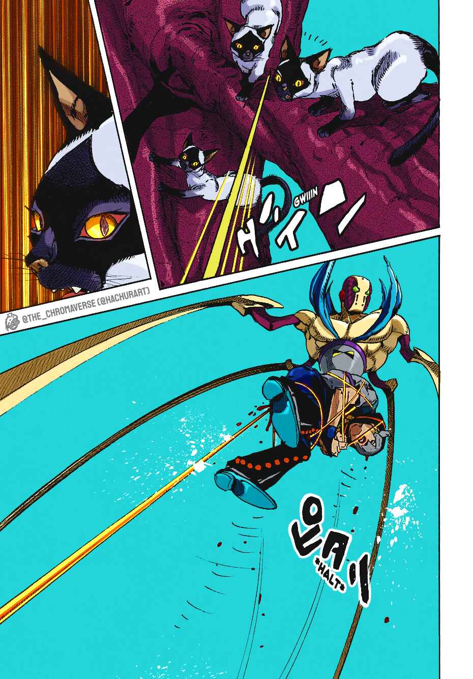 Page 16 Chapter 7 JoJos Bizarre Adventure Part 9 - The JOJOLands (Fan-Colored)