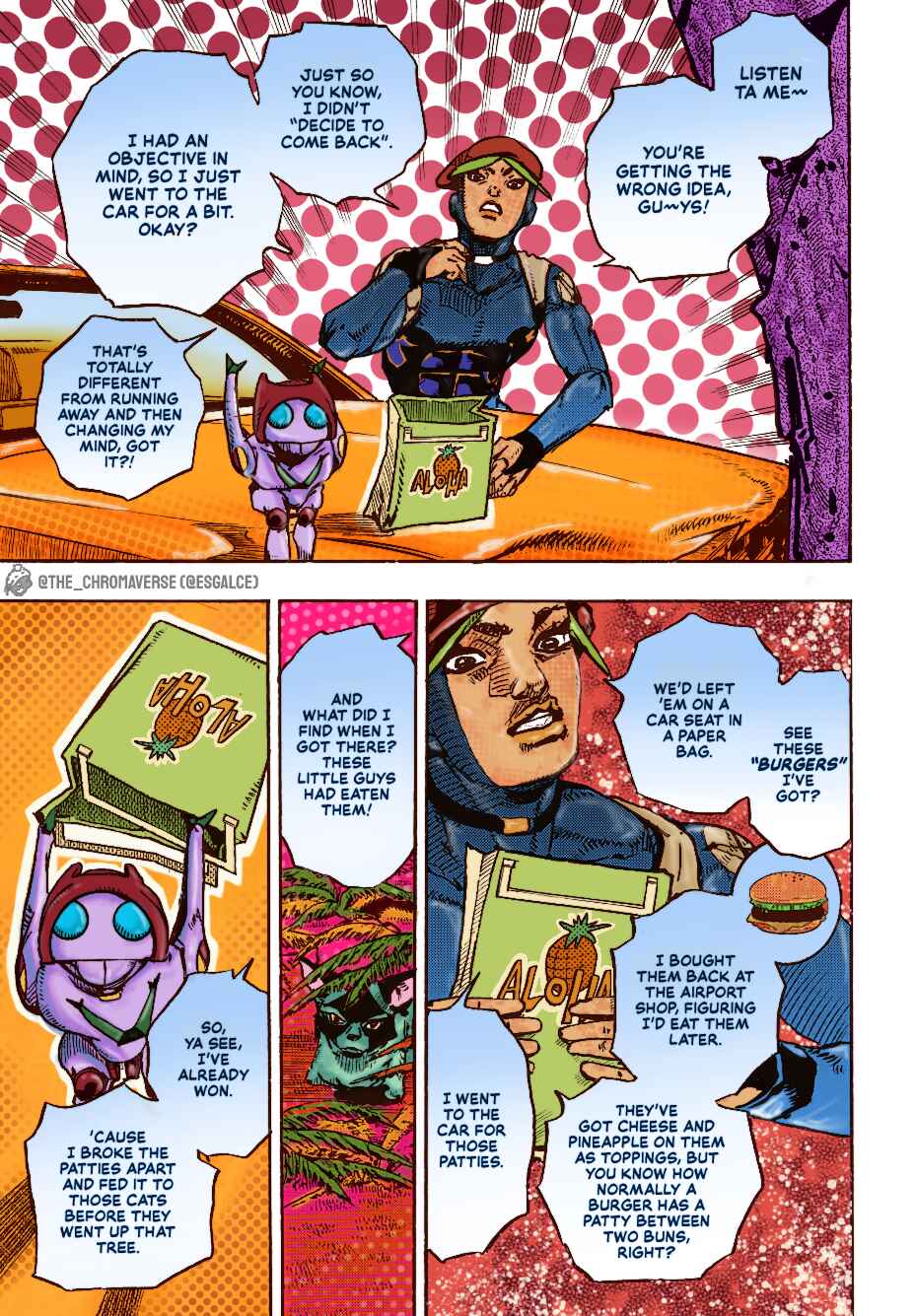Page 27 Chapter 7 JoJos Bizarre Adventure Part 9 - The JOJOLands (Fan-Colored)