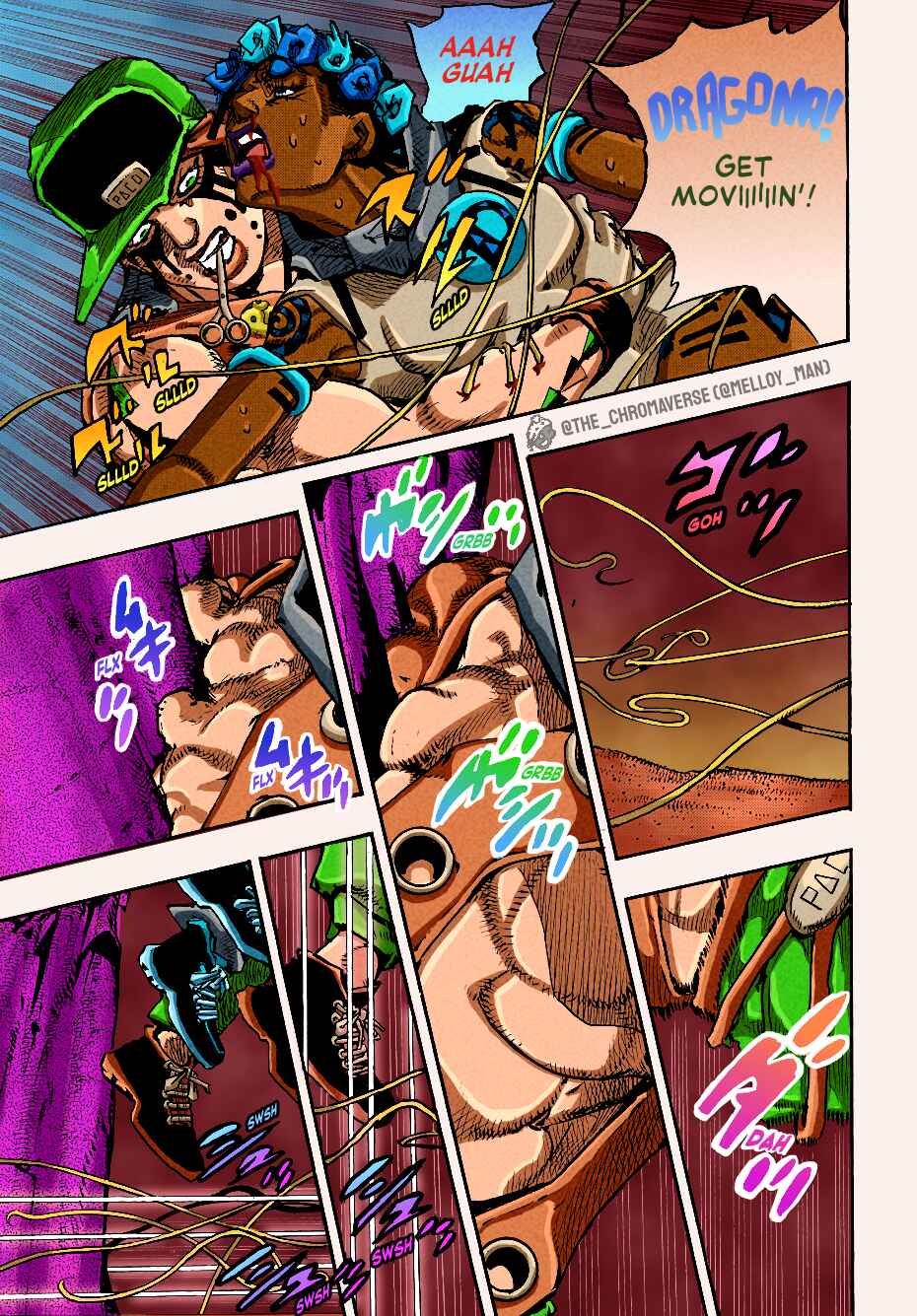 Page 8 Chapter 7 JoJos Bizarre Adventure Part 9 - The JOJOLands (Fan-Colored)