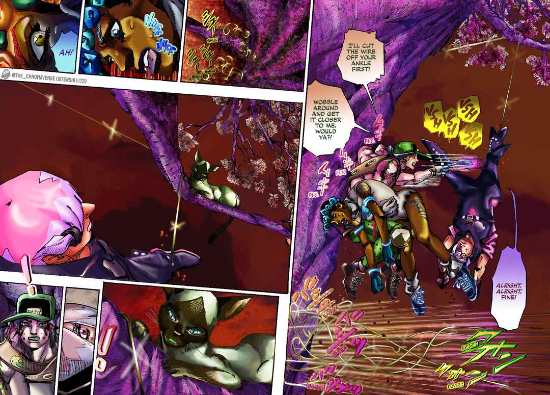 Page 9 Chapter 7 JoJos Bizarre Adventure Part 9 - The JOJOLands (Fan-Colored)