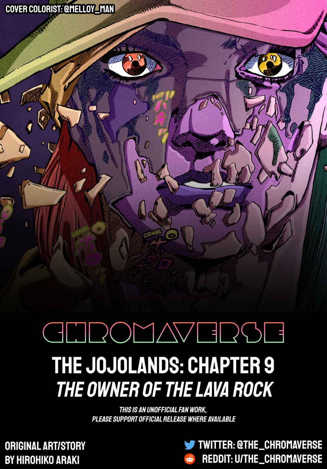 Page 1 Chapter 9 JoJos Bizarre Adventure Part 9 - The JOJOLands (Fan-Colored)