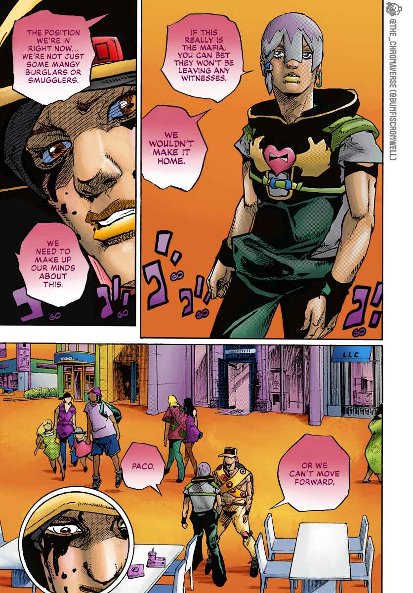 Page 11 Chapter 9 JoJos Bizarre Adventure Part 9 - The JOJOLands (Fan-Colored)