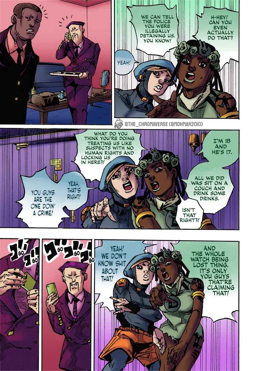 Page 17 Chapter 9 JoJos Bizarre Adventure Part 9 - The JOJOLands (Fan-Colored)