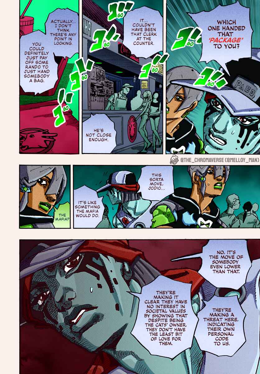 Page 6 Chapter 9 JoJos Bizarre Adventure Part 9 - The JOJOLands (Fan-Colored)