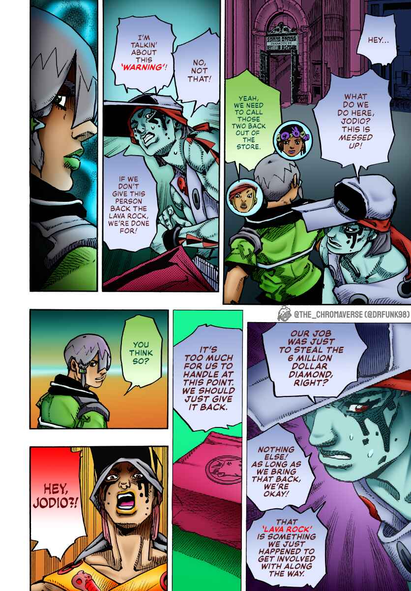 Page 8 Chapter 9 JoJos Bizarre Adventure Part 9 - The JOJOLands (Fan-Colored)