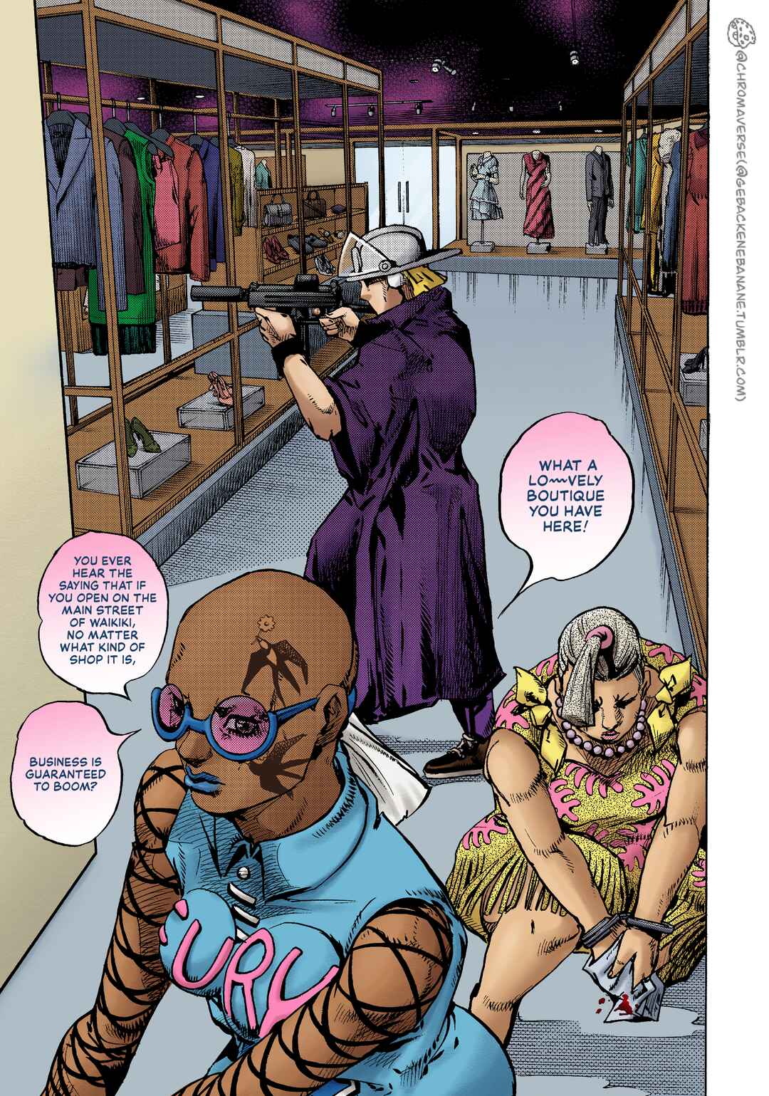 Page 10 Chapter 25 JoJos Bizarre Adventure Part 9 - The JOJOLands (Fan-Colored)