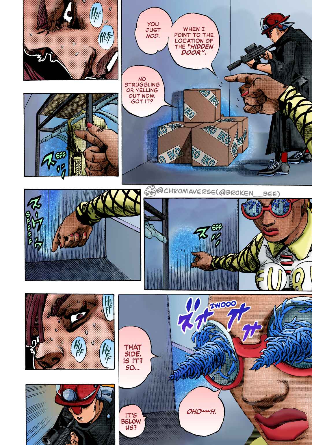 Page 21 Chapter 25 JoJos Bizarre Adventure Part 9 - The JOJOLands (Fan-Colored)