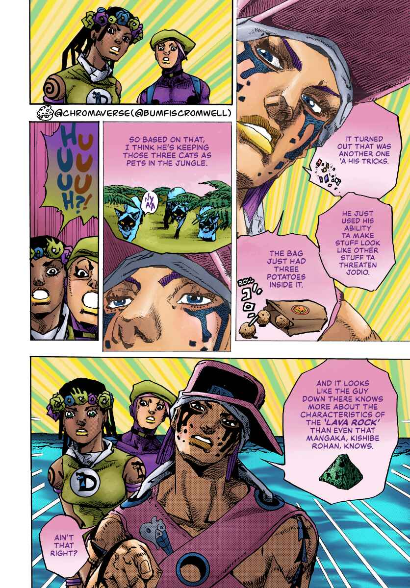 Page 38 Chapter 11 JoJos Bizarre Adventure Part 9 - The JOJOLands (Fan-Colored)