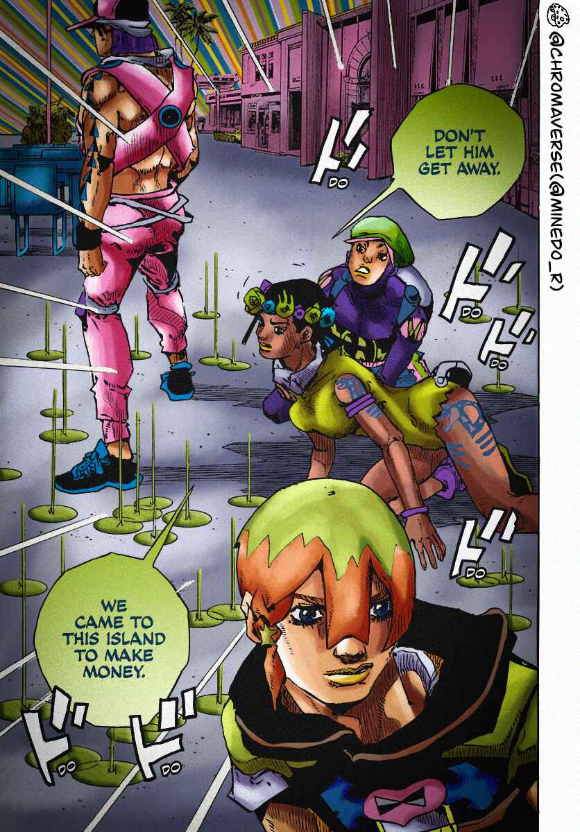 Page 6 Chapter 11 JoJos Bizarre Adventure Part 9 - The JOJOLands (Fan-Colored)