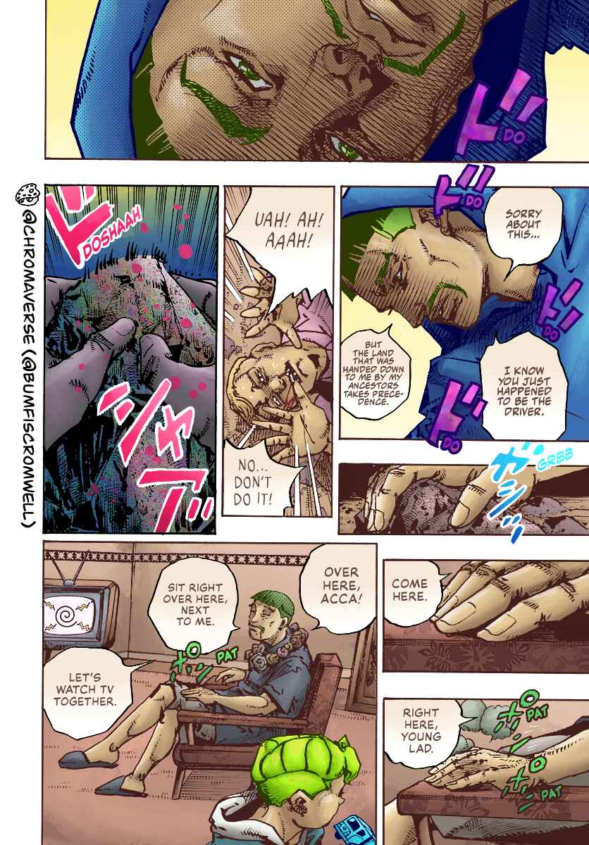 Page 10 Chapter 23 JoJos Bizarre Adventure Part 9 - The JOJOLands (Fan-Colored)