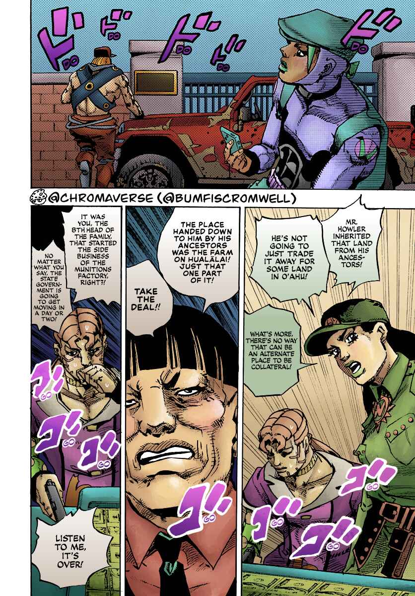 Page 36 Chapter 23 JoJos Bizarre Adventure Part 9 - The JOJOLands (Fan-Colored)