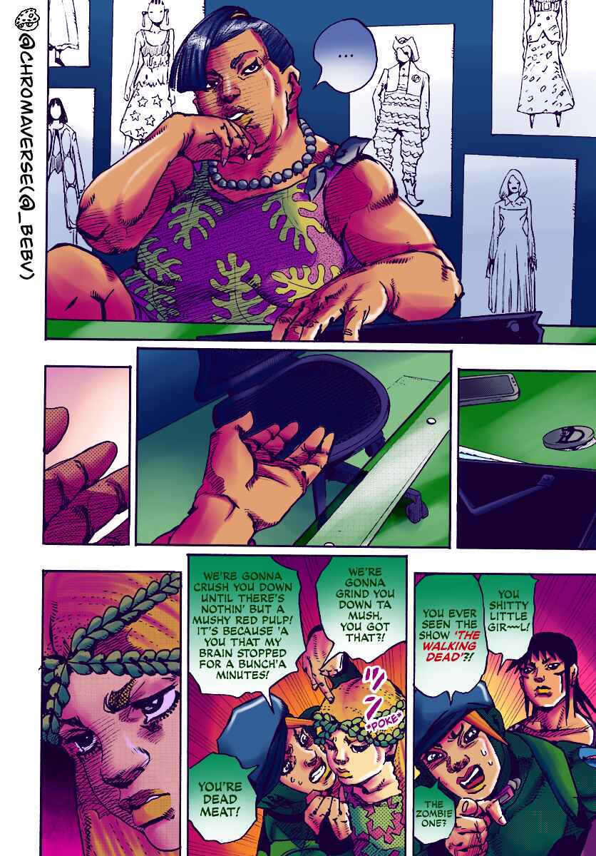 Page 11 Chapter 21 JoJos Bizarre Adventure Part 9 - The JOJOLands (Fan-Colored)