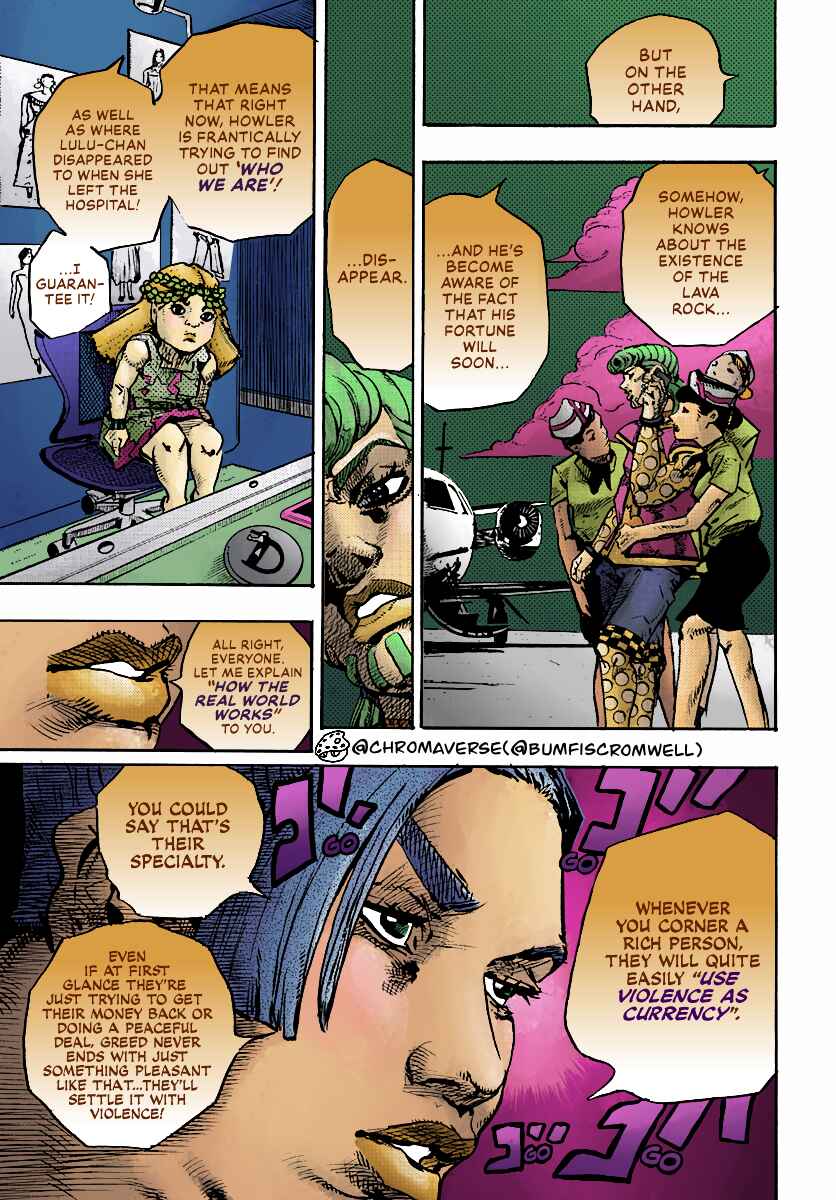 Page 18 Chapter 21 JoJos Bizarre Adventure Part 9 - The JOJOLands (Fan-Colored)