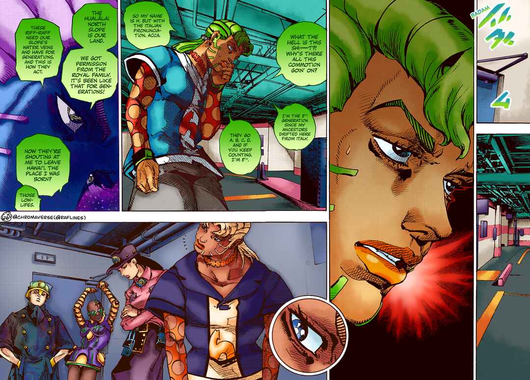 Page 27 Chapter 21 JoJos Bizarre Adventure Part 9 - The JOJOLands (Fan-Colored)