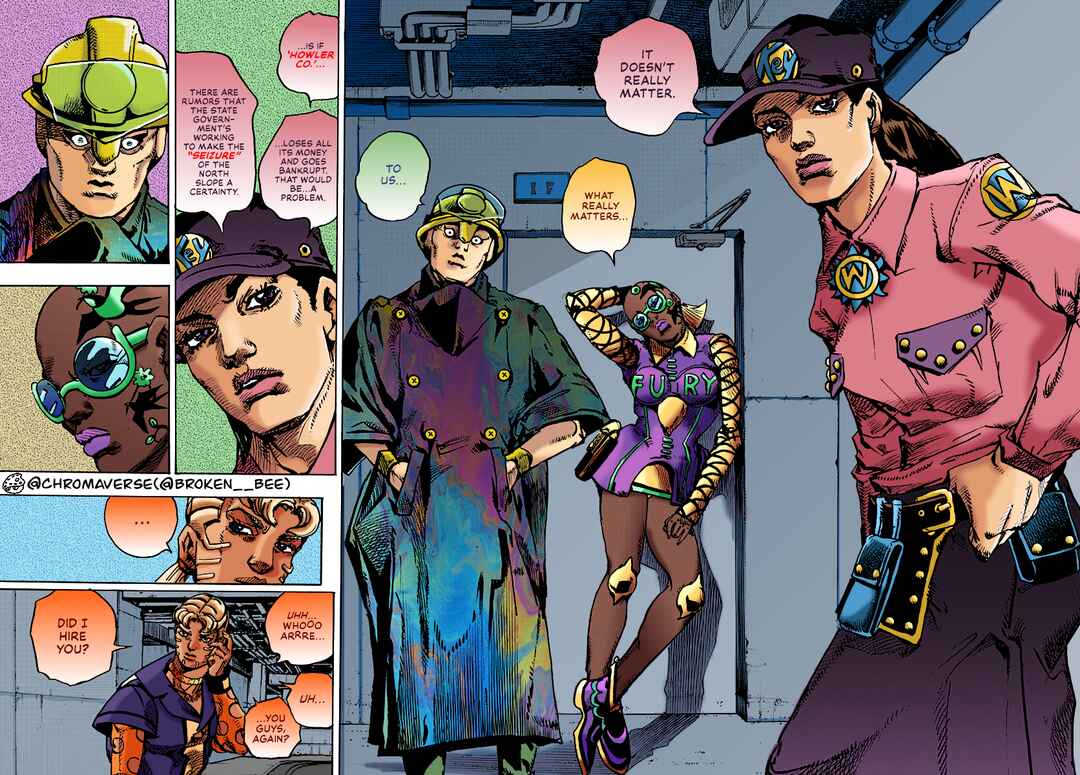 Page 28 Chapter 21 JoJos Bizarre Adventure Part 9 - The JOJOLands (Fan-Colored)