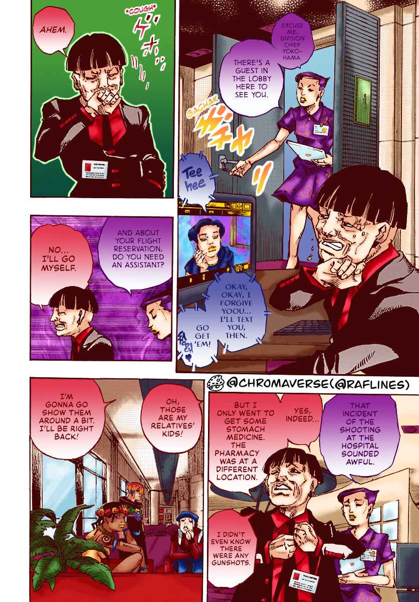 Page 6 Chapter 21 JoJos Bizarre Adventure Part 9 - The JOJOLands (Fan-Colored)