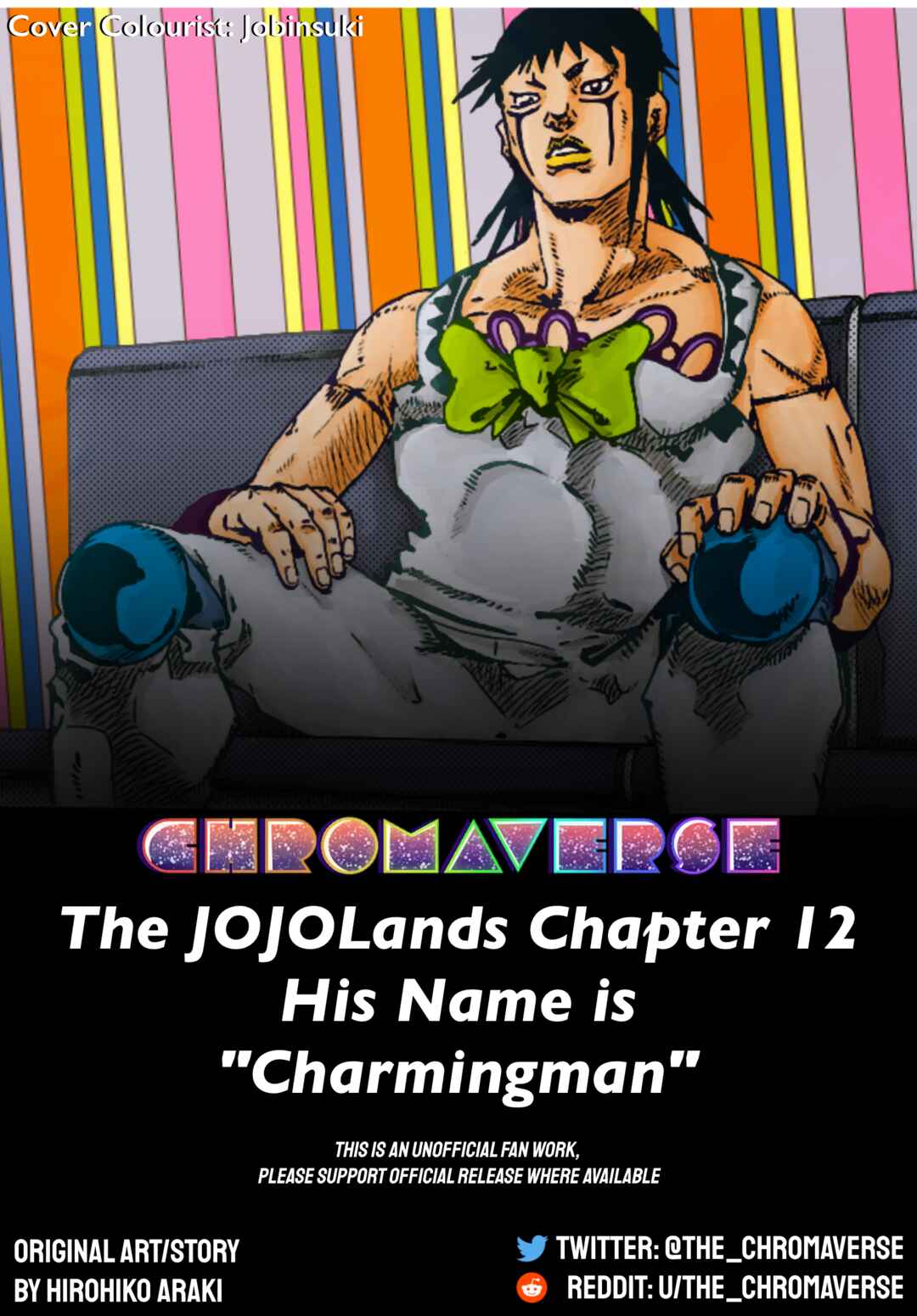 Page 1 Chapter 12 JoJos Bizarre Adventure Part 9 - The JOJOLands (Fan-Colored)