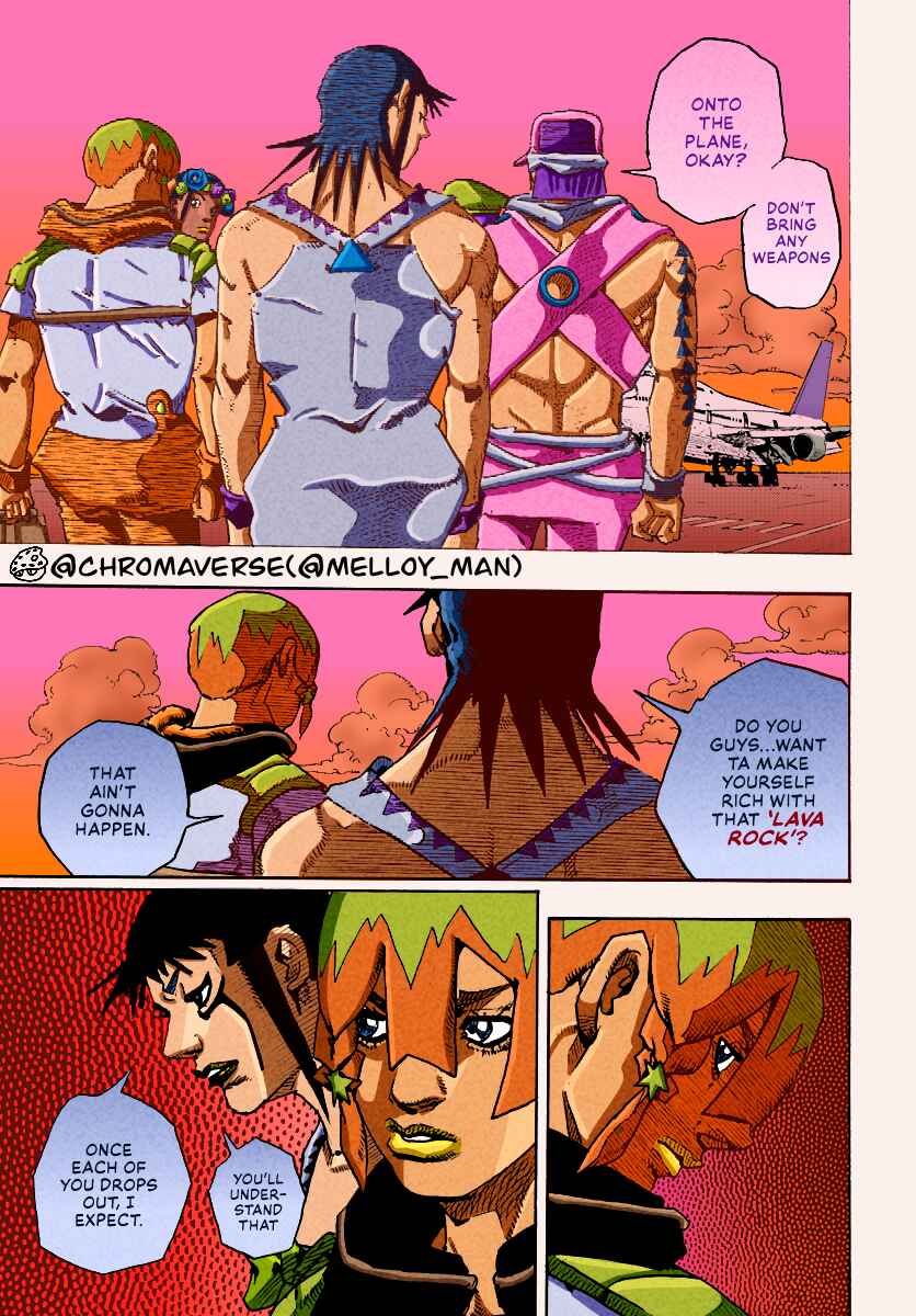 Page 19 Chapter 12 JoJos Bizarre Adventure Part 9 - The JOJOLands (Fan-Colored)