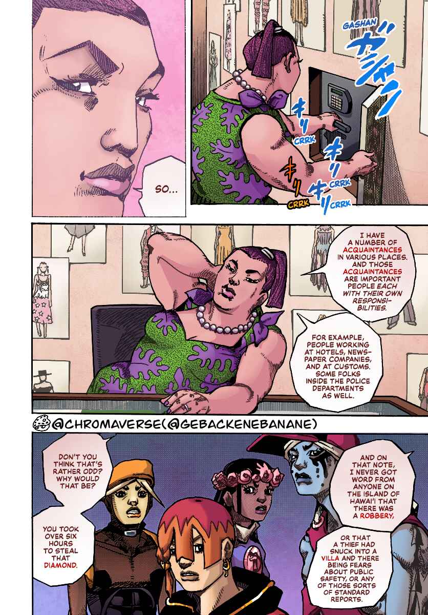Page 32 Chapter 12 JoJos Bizarre Adventure Part 9 - The JOJOLands (Fan-Colored)