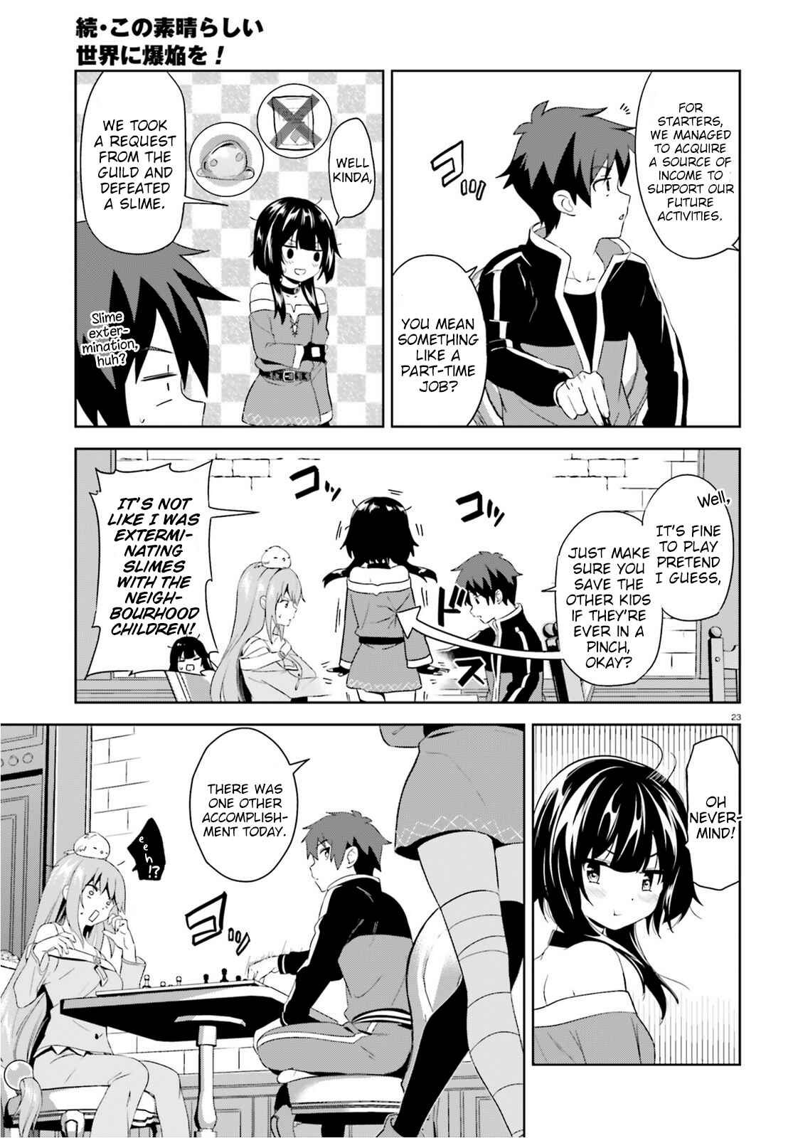 Page 23 Chapter 4 Zoku, Kono Subarashii Sekai ni Bakuen wo!