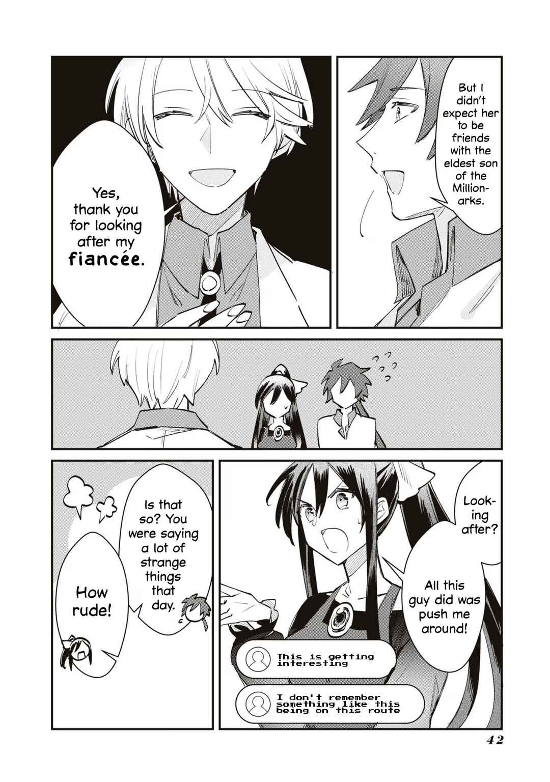 Page 4 Chapter 10 TS Akuyaku Reijou Kamisama Tensei Zennin Tsuihou Haishin RTA ~Kiraware Tsuihou End o Mezashiteru no ni Saikyou Musou Road kara Orirarenai~