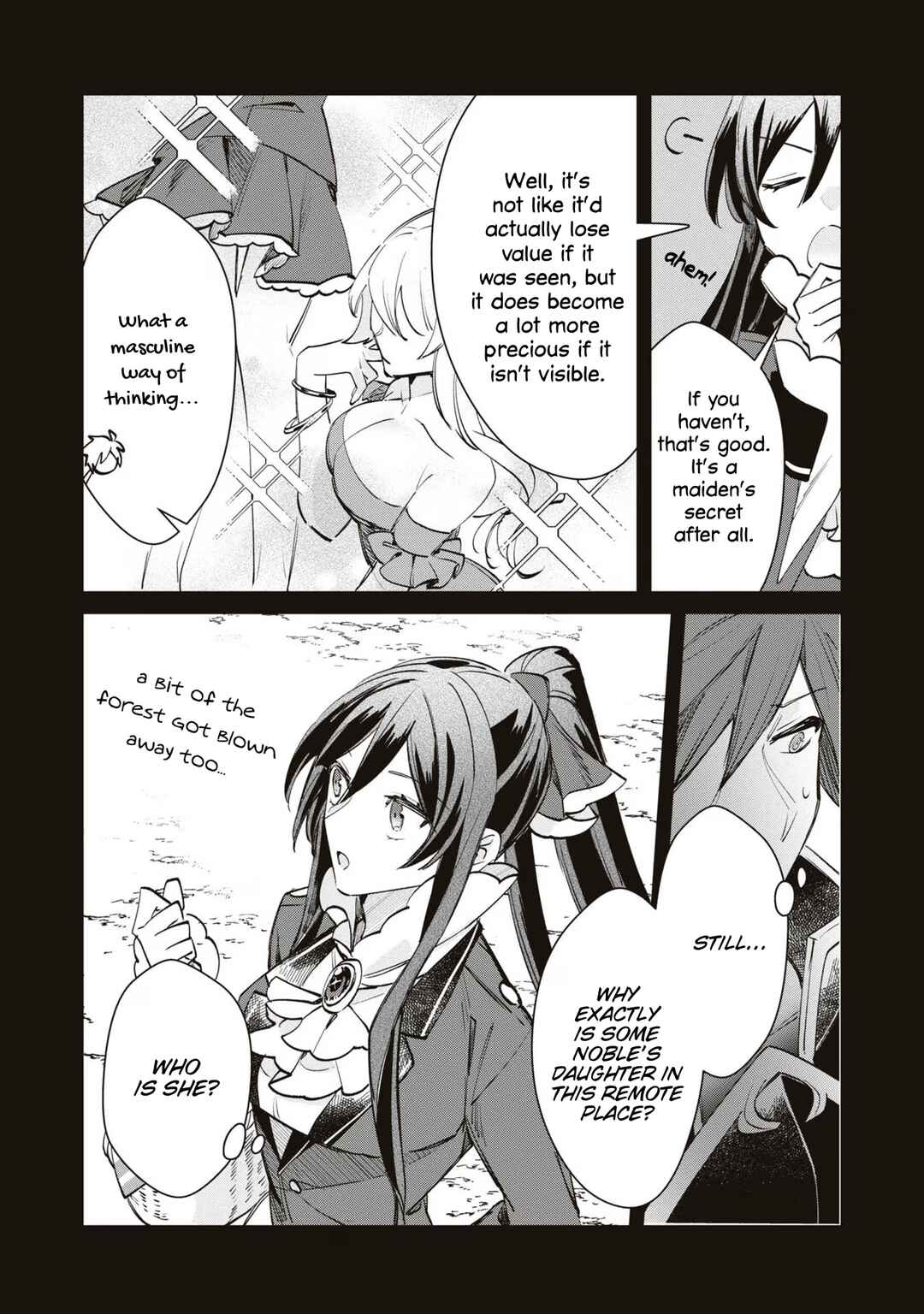 Page 3 Chapter 8 TS Akuyaku Reijou Kamisama Tensei Zennin Tsuihou Haishin RTA ~Kiraware Tsuihou End o Mezashiteru no ni Saikyou Musou Road kara Orirarenai~