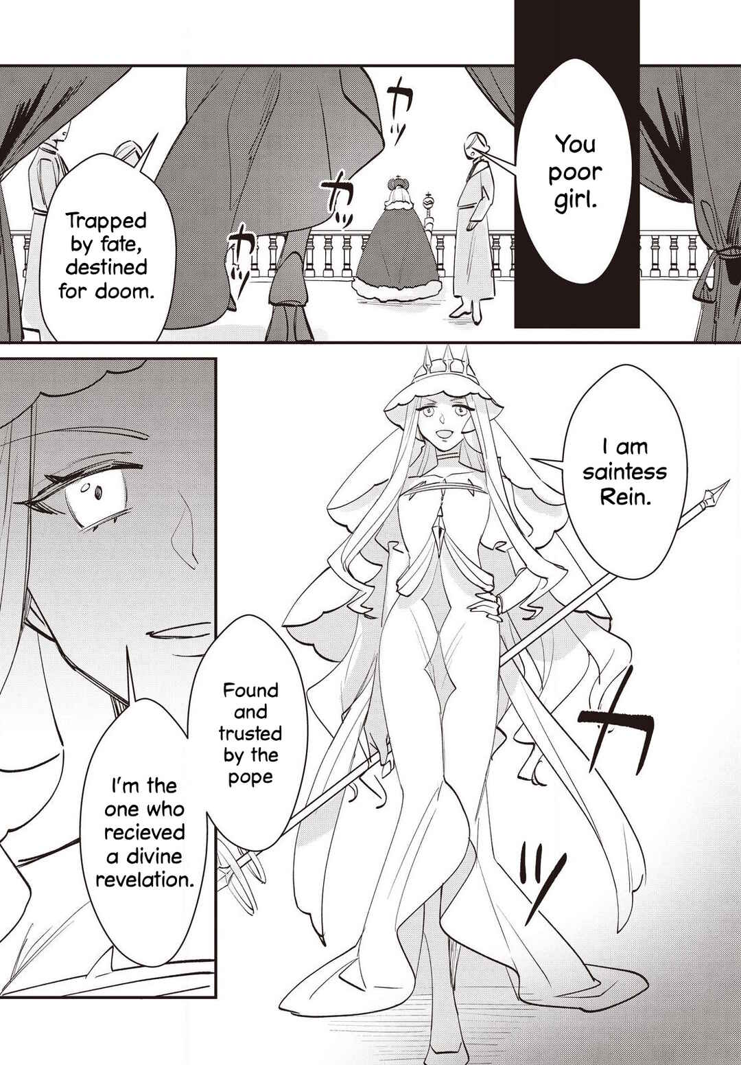 Page 7 Chapter 16.1 TS Akuyaku Reijou Kamisama Tensei Zennin Tsuihou Haishin RTA ~Kiraware Tsuihou End o Mezashiteru no ni Saikyou Musou Road kara Orirarenai~