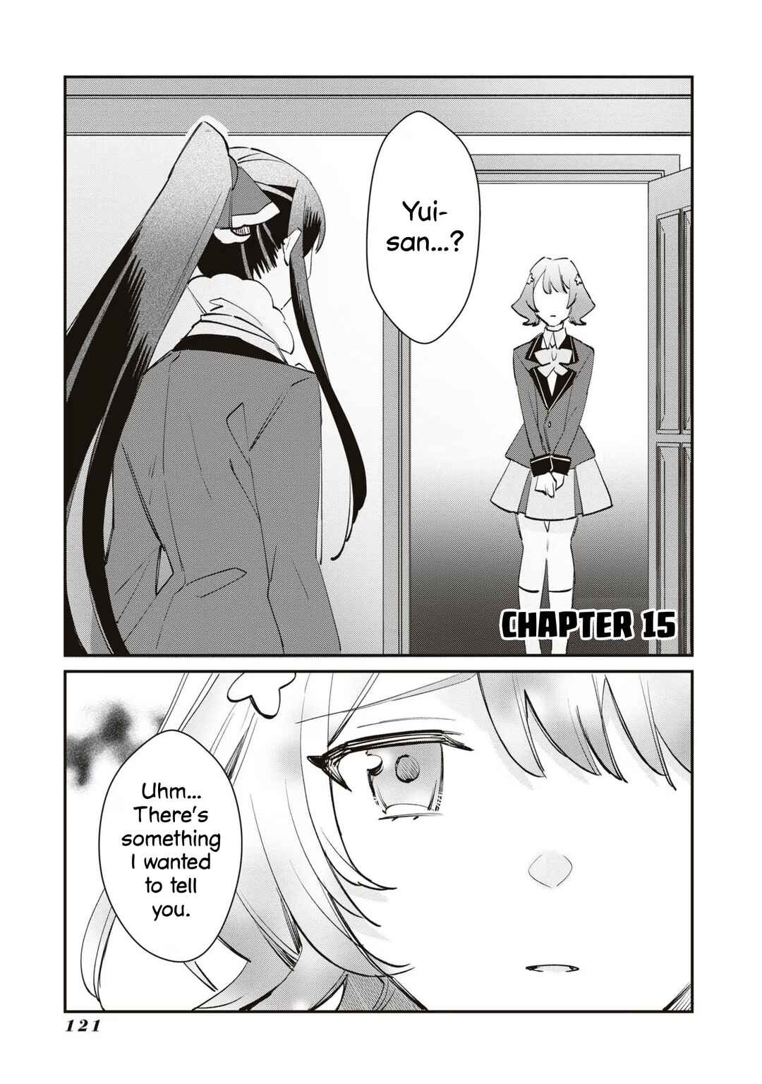 Page 1 Chapter 15 TS Akuyaku Reijou Kamisama Tensei Zennin Tsuihou Haishin RTA ~Kiraware Tsuihou End o Mezashiteru no ni Saikyou Musou Road kara Orirarenai~