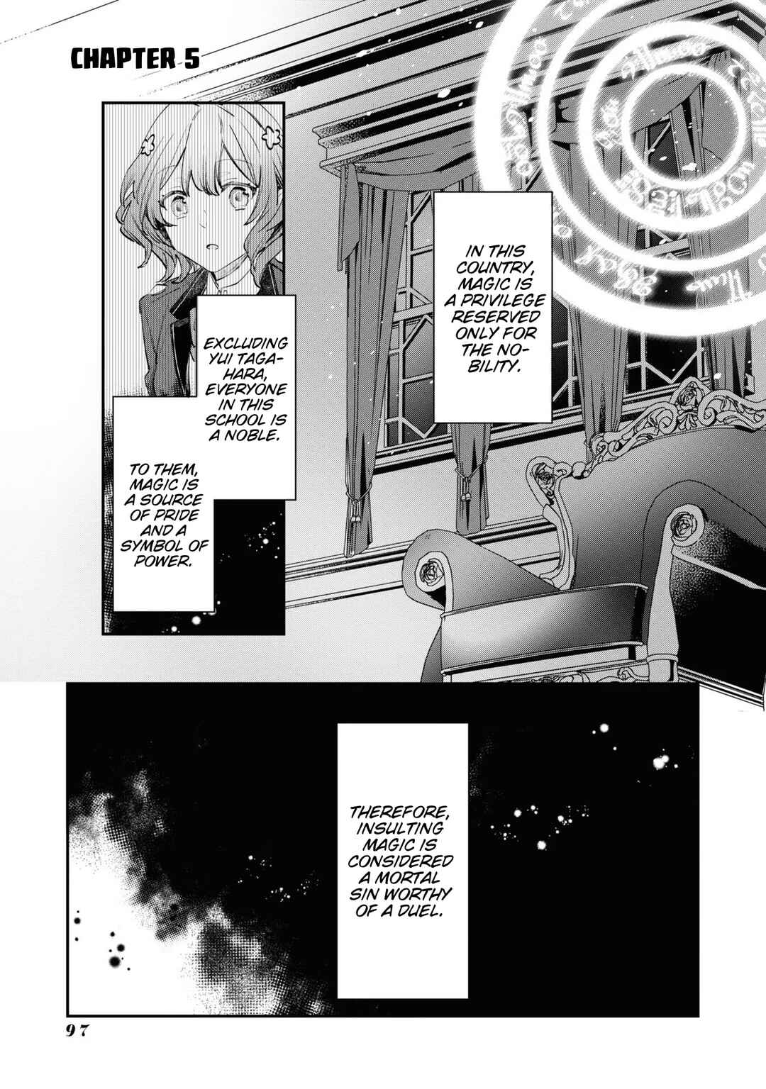 Page 1 Chapter 5 TS Akuyaku Reijou Kamisama Tensei Zennin Tsuihou Haishin RTA ~Kiraware Tsuihou End o Mezashiteru no ni Saikyou Musou Road kara Orirarenai~