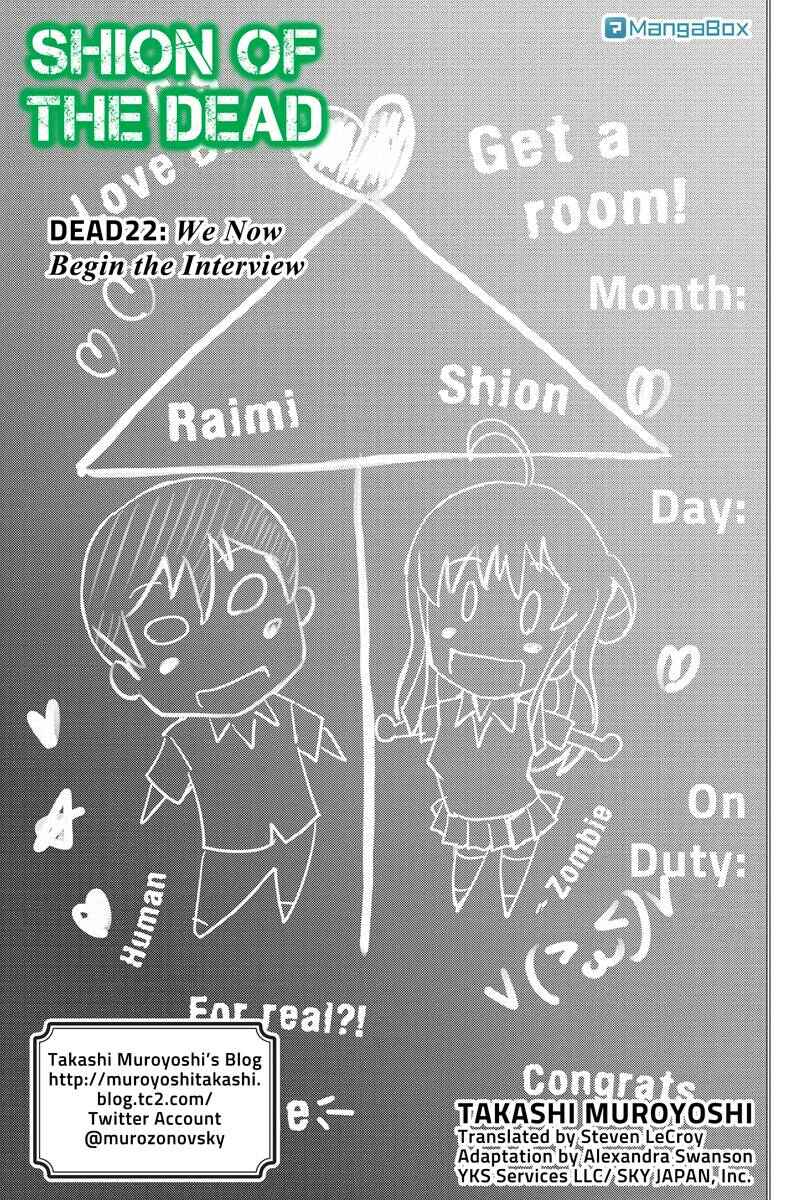 Page 1 Chapter 22 Shion of the Dead