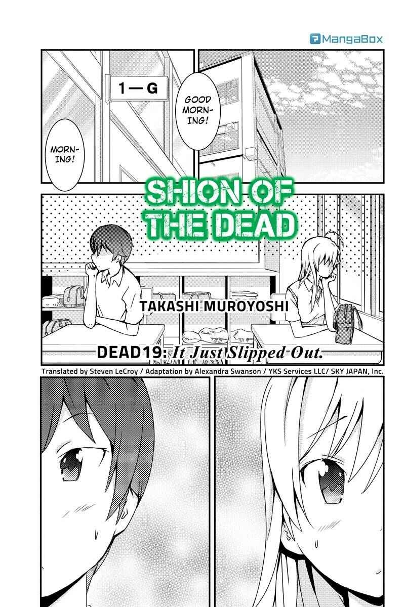 Page 1 Chapter 19 Shion of the Dead