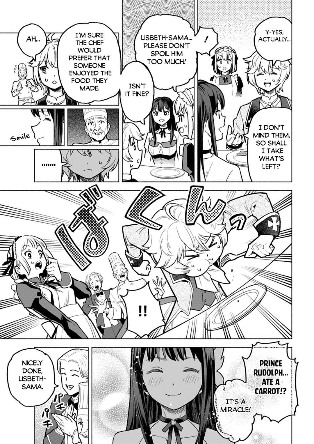 Page 6 Chapter 9.1 Tada no Murabito no Boku ga, Sanbyakunen Mae no Boukun Ouji ni Tensei shite shimaimashita ~Zense no Chishiki de Ansatsu Flag wo Kaihi shite, Odayaka ni Ikinokorimasu!~
