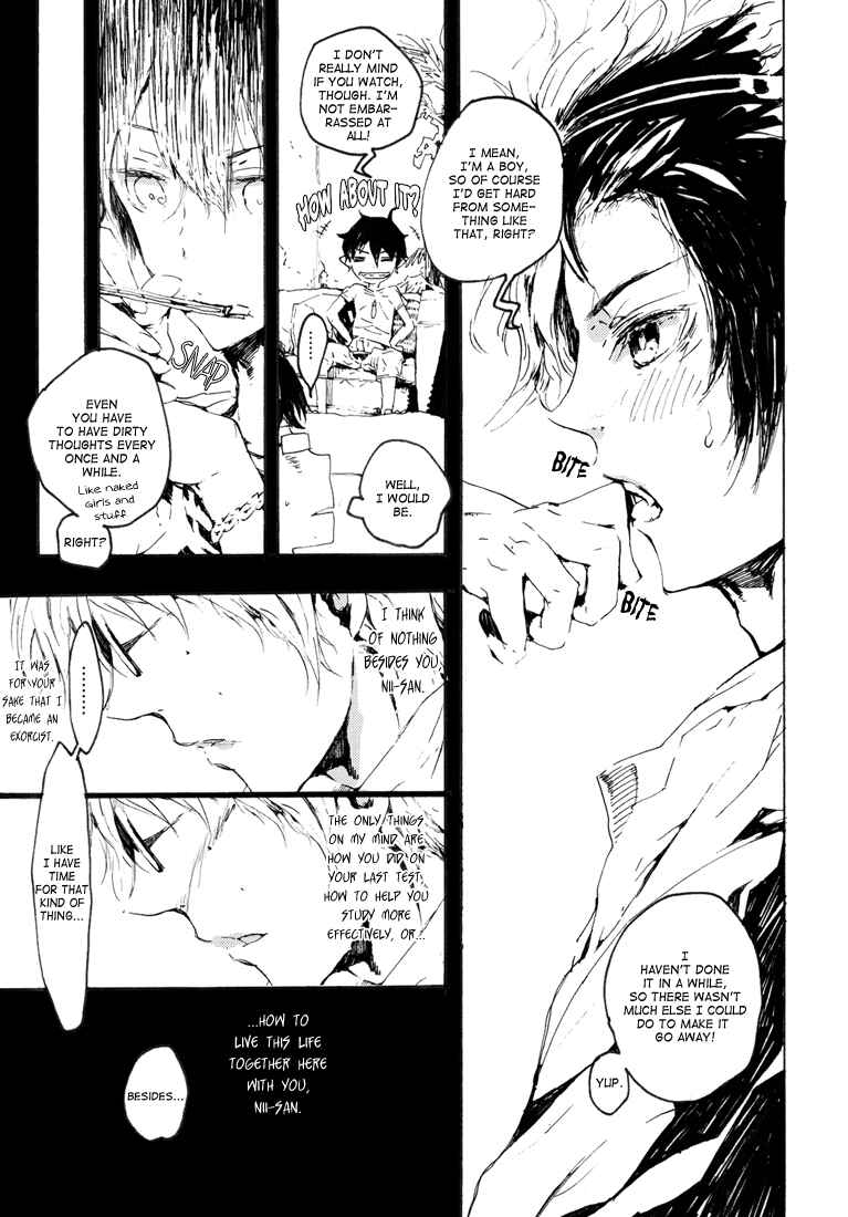 Page 9 Chapter Unknown_97d8 Blue Exorcist - Moon Hidden in the Rain (Doujinshi)