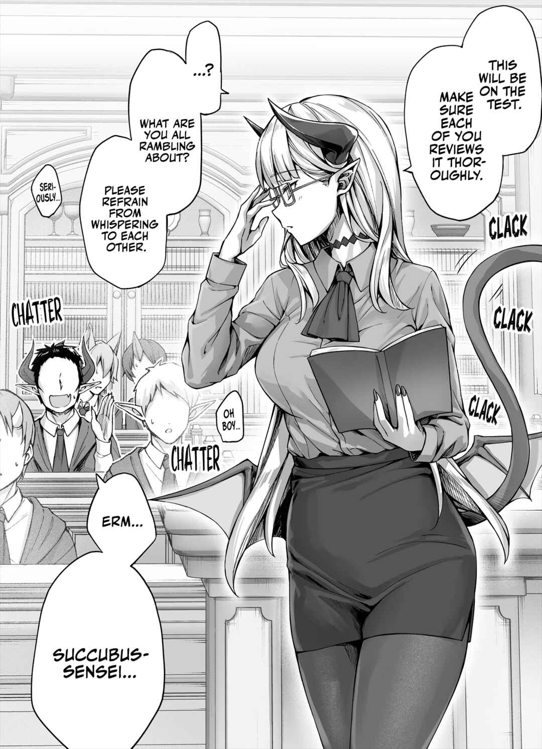 Page 1 Chapter Unknown_8ec1 The Cool Succubus Teacher Leaking Out Her Lust