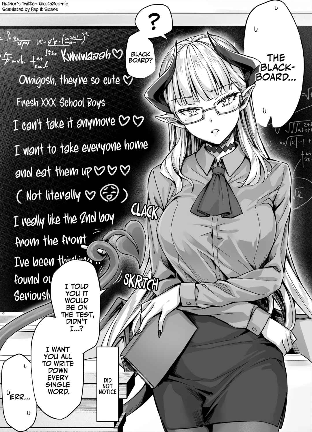Page 2 Chapter Unknown_8ec1 The Cool Succubus Teacher Leaking Out Her Lust