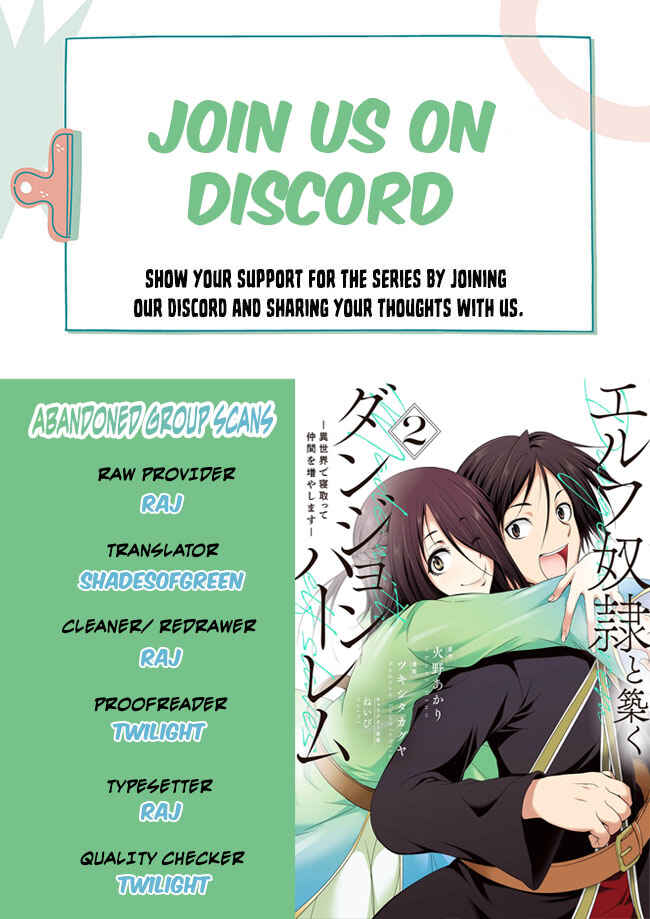 Page 1 Chapter 9 Elf Dorei to Kizuku Dungeon Harem - Isekai de Netotte Nakama o Fuyashimasu